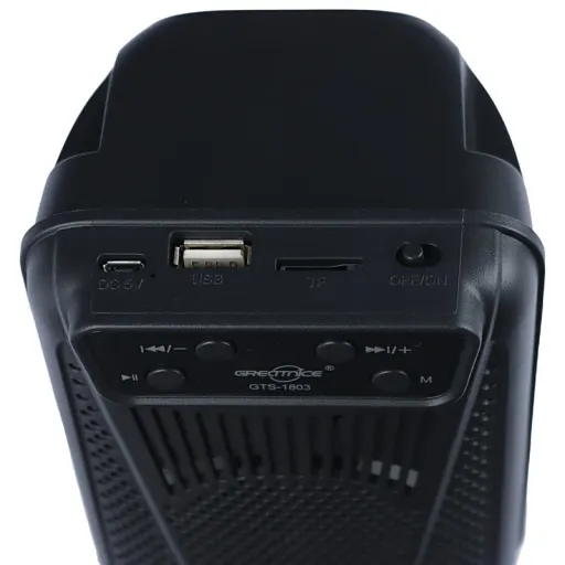 اسپیکر بلوتوثی گریت نایس GTS-1803 + ریموت کنترل رنگ مشکی