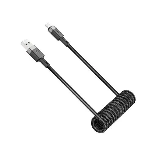 کابل Type-C فنری ایس فست C14-04 توان 15 وات