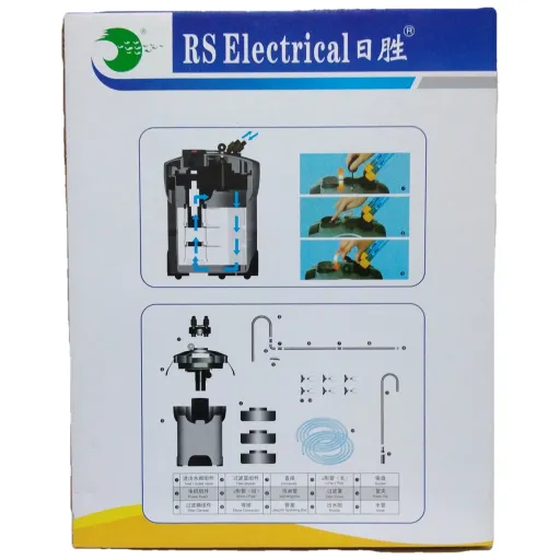 فیلتر سطلی آکواریوم آر اس الکتریکال مدل RS-85 یو وی دار