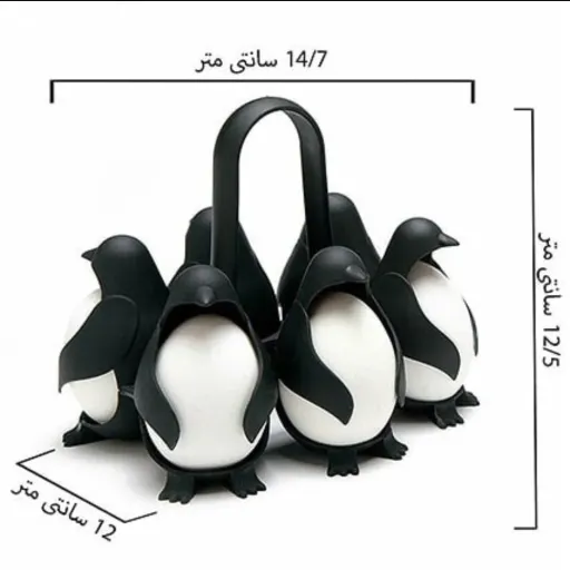 هولدر نگهدارنده تخم مرغ پنگوئن(3کاره)
