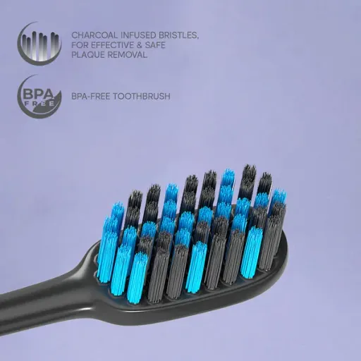 مسواک متوسط بایومد Biomed Black Complete Care silver (medium) یون نقره