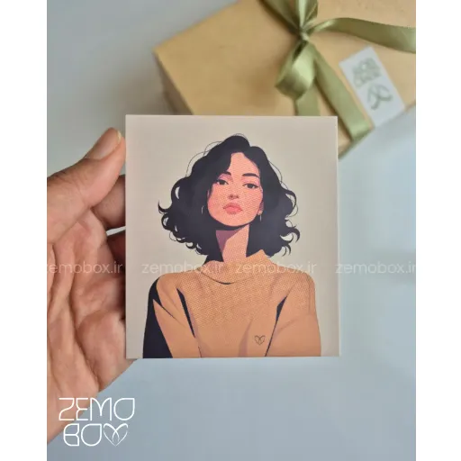 تگ اکسسوری دورو با جای نوشتن آیدی (کارت گردنبند و گوشواره ، دستبند و انگشتر) کد 4008
