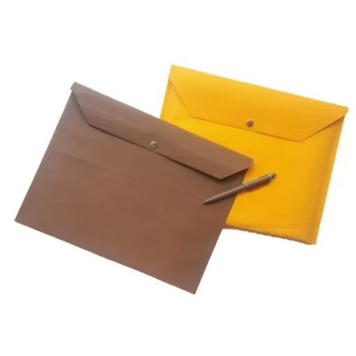 پوشه دکمه دار مدل پارچه ای بسته 25 عددی