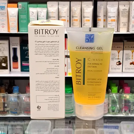 ژل شستشوی صورت ویتامین سی C پوست معمولی تا چرب بیتروی
