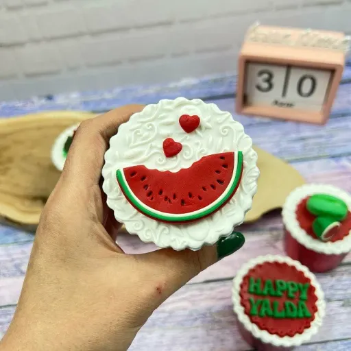 سیلیکون قالب گیری به گز مدل انار و هندوانه
