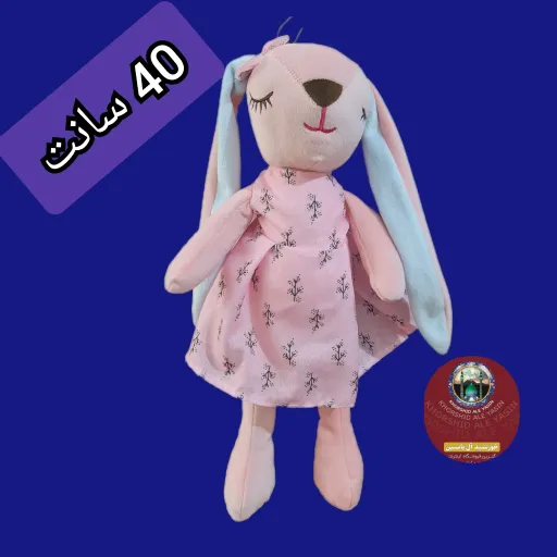 عروسک خرگوش آنجل گوش دراز با تخفیف ویژه و انتخاب ابعاد دلخواه کیفیت عالی ممتاز  انتخاب اندازه خرگوش 45سانت نانو ایرانی درجه یک