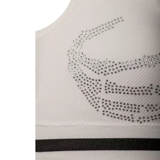 نیم تنه زنانه نگین دار طرح دست اسکلت کاپ دار فری سایز گزینه ها سدری