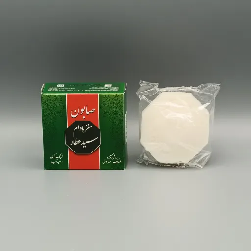 صابون سفیدآب مغز بادام سیدعطار