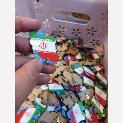 پیکسل چوبی با طرح ایران