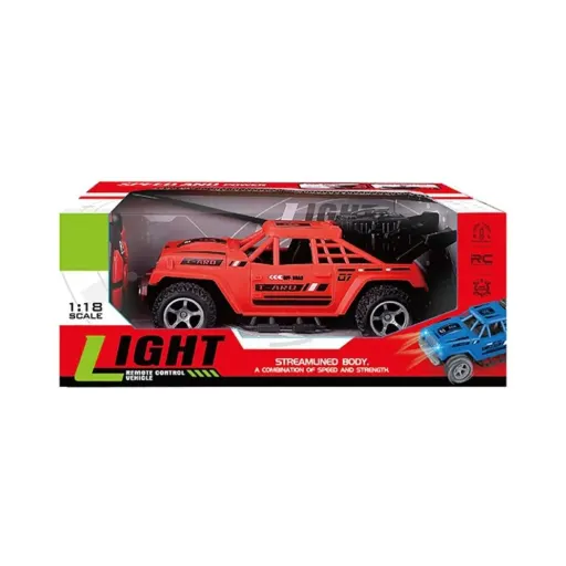 ماشین کنترلی شارژی جیپ دودزا JT665 JT Toys  مقیاس 118 رنگ قرمز
