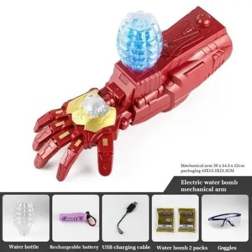 دستکش آیرونمن تیر پرتابی شارژی JIAERLE TOYS 666A