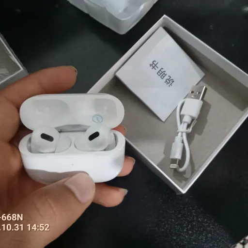 ایرپاد پرو2 airpods pro گیمینگ ورژن 5/3 (همراه بند)کیفیت عالی نگهداری شارژ بالا