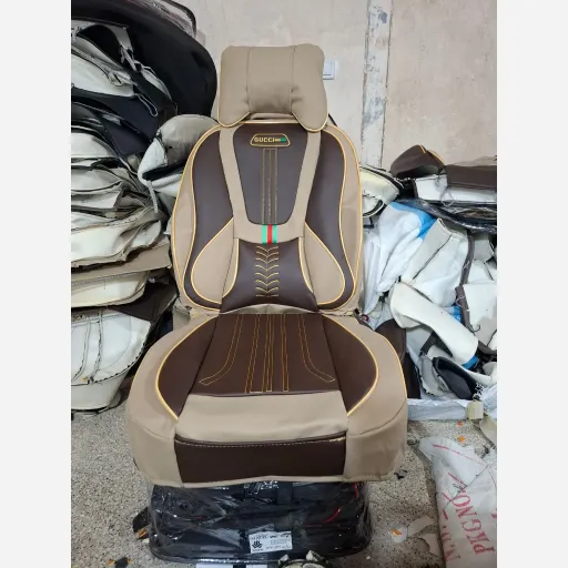 روکش پژو 405 روا اردی پیکان تمام چرم مدل خلبانی گوچی