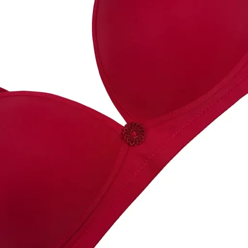سوتین اسفنجی میکروفایبر بدون فنر چانوی لین مدل بیسیک کاپ B گزینه ها پنککی | سایز 80