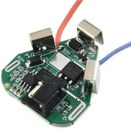 ماژول شارژ باتری لیتیوم-یون 3 سل 10 آمپر - مناسب دریل و پیچ گوشتی شارژی BMS module سه سل (استوک) بسته 100 عددی