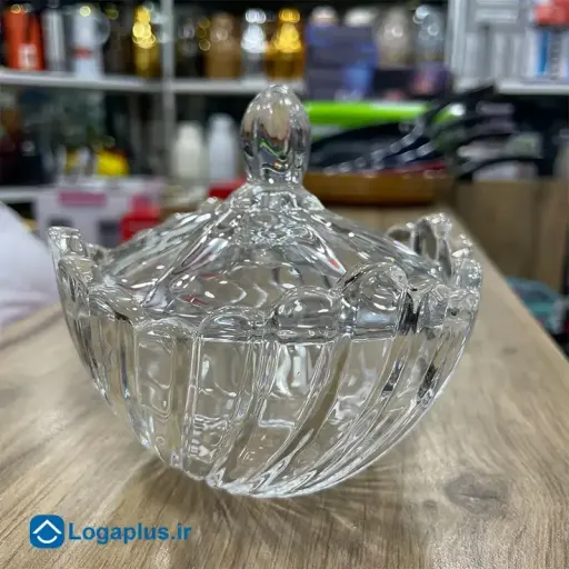 قندان بلور Diamonds مدل DM603-2 طرح مارپیچ (پسکرایه)