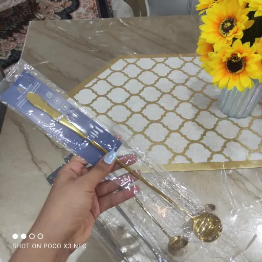قاشق و ملاقه دسته بلند