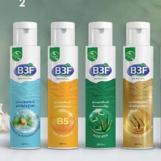 شامپو بدن بانوان B3F حجم 350 میل بی تری اف