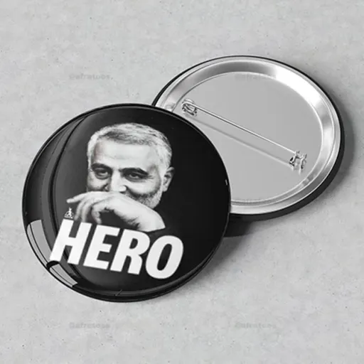 پیکسل سردار سلیمانی با نوشته HERO کد 119
