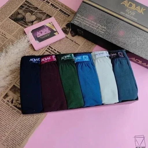 شورت مردانه پادار آداک(پک 6عددی) سایز 3XL