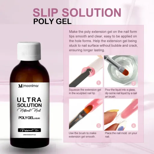 محلول کاشت پلی ژل مونیمار مدل Ultra Solutin حجم 250 میلی لیتر