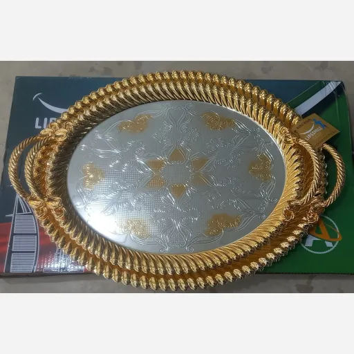 سینی پذیرایی جفتی (رنگ ثابت)