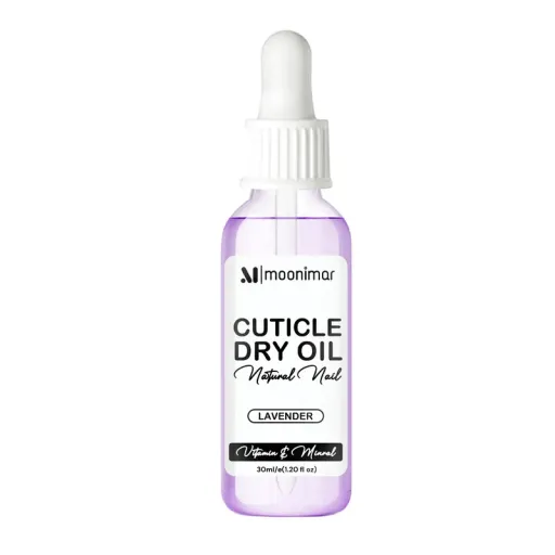روغن خشک کوتیکول ناخن مونیمار مدل lavender حجم 30 میلی لیتر
