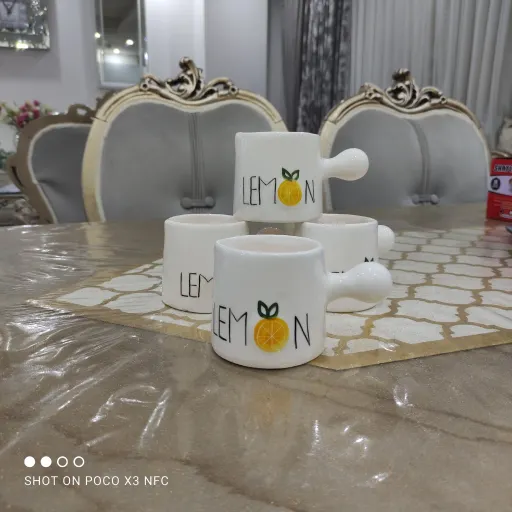 سس خوری سرامیکی طرح لیمو برجسته