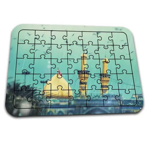 پازل مذهبی با عکس حرم امام حسین (ع) کد PZ350