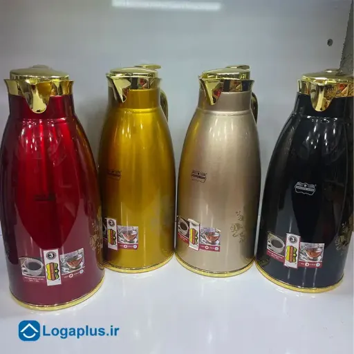 فلاسک رمانتیک هوم مدل گل رز طلایی 1.9 لیتر (پسکرایه)