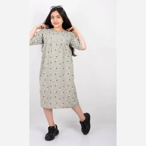 پیراهن ساحلی خنک دخترانه سایز 4