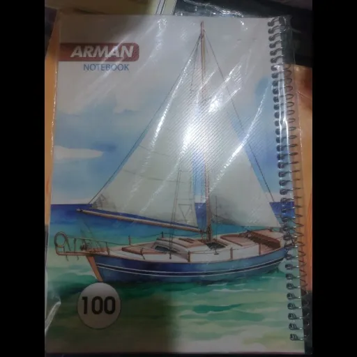 دفتر 100 برگ سیمی (دفترچه) طرح‌ کلاسیک دخترانه پسرانه