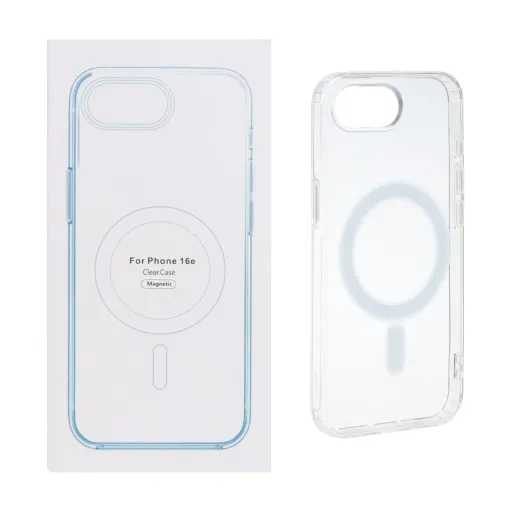 قاب شفاف آیفون مدل Apple iPhone 16e با قابلیت شارژ MagSafe