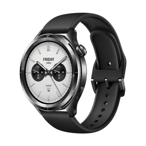 ساعت هوشمند 47 میلی متری شیائومی مدل Watch S4 بند سیلیکون رنگ نقره ای
