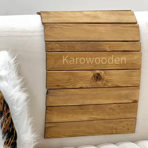 پادری چوبی روسی باکیفیت( ضدآب ) ابعاد 35*63 رنگ نباتی