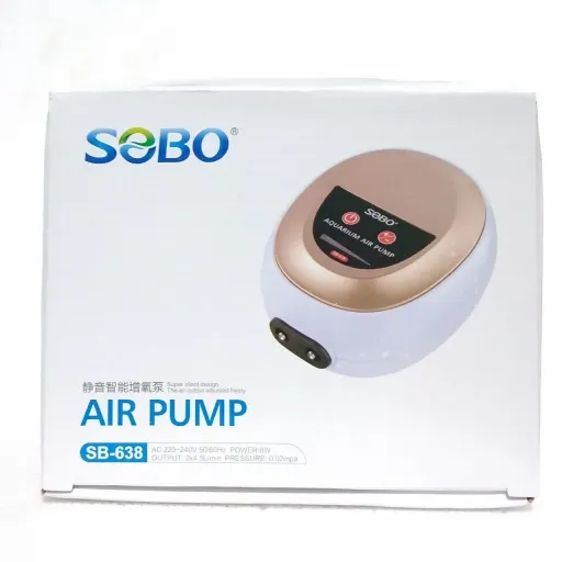 پمپ هوا(4 لول)آکواریوم سوبو مدلSB-668(سوپر سایلنت)
