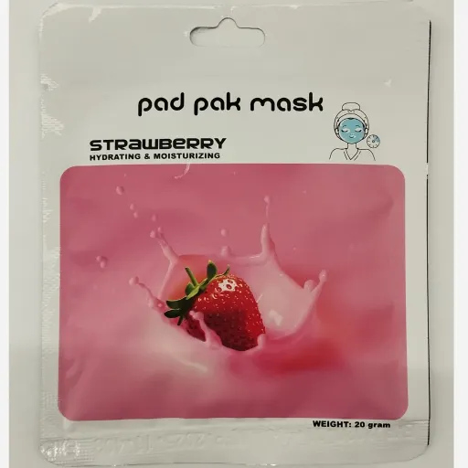 ماسک آبرسان صورت پد پاک توت فرنگی STRWBERRY