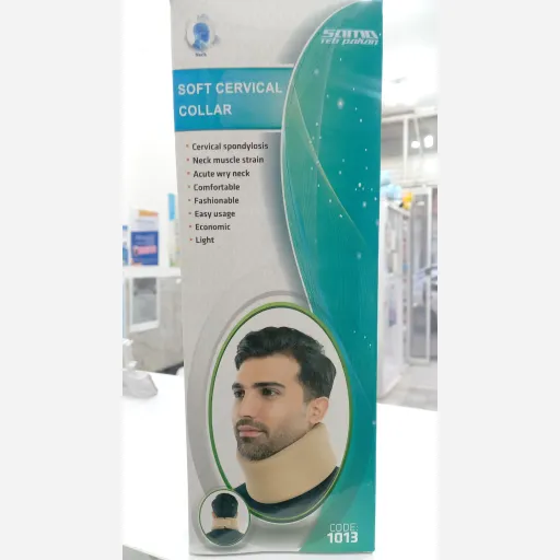 گردنبند طبی اسفنجی قوس دار سماطب کد 1013 سایز XL