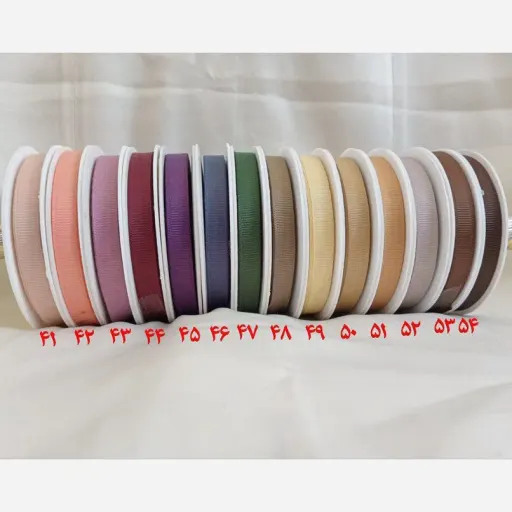روبان گروگن ساده یک سانتی از کد 41 تا 54 کد کد 47