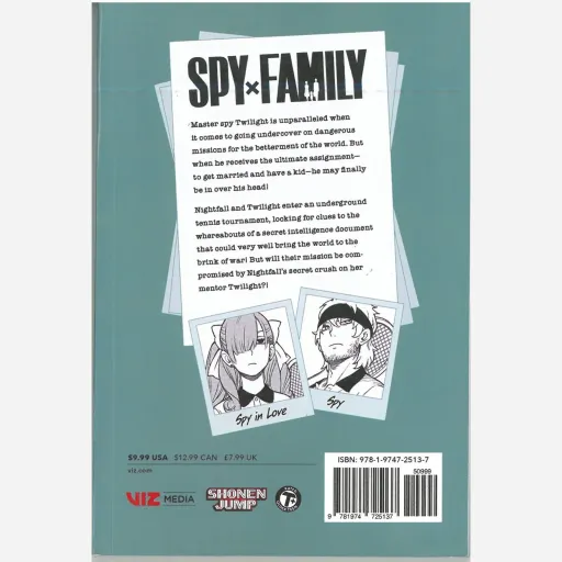کتاب مانگا ( کمیک ) به زبان انگلیسی ( SPY *FAMILY 6 ) / تاتسویا اندو