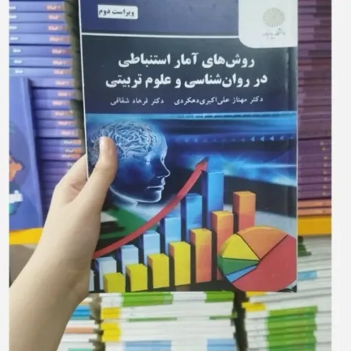 کتاب آمار استنباطی پیام نور علی اکبری و شقاقی (روانشناسی)