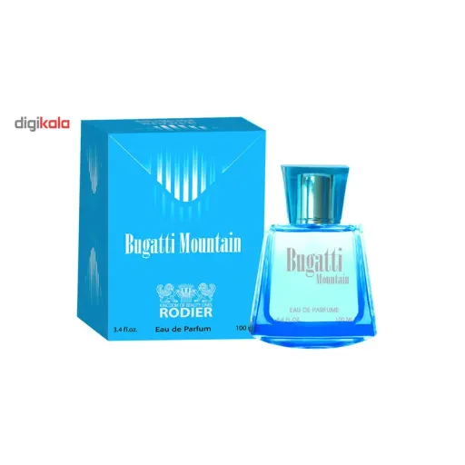 ادو پرفیوم مردانه رودیر مدل Bugatti Mountain حجم 100 میلی لیتر