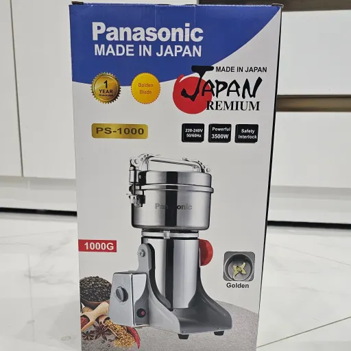 آسیاب گهواره ای پاناسونیک 6 تیغه تیتانیوم 1000 گرم 3500 وات  