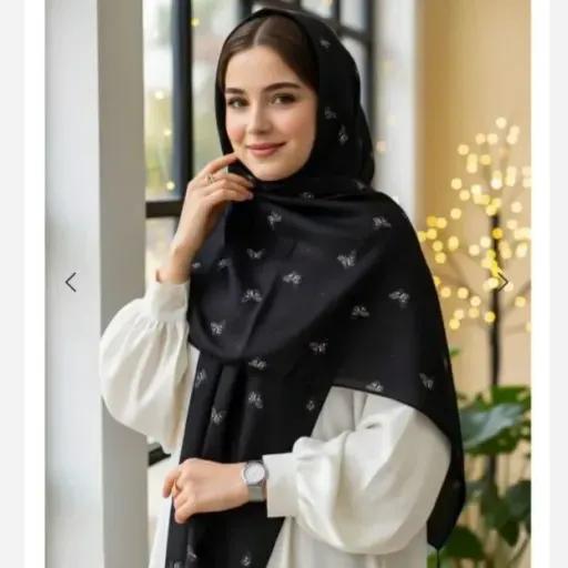 روسری سوپرنخ طرح گلارا 