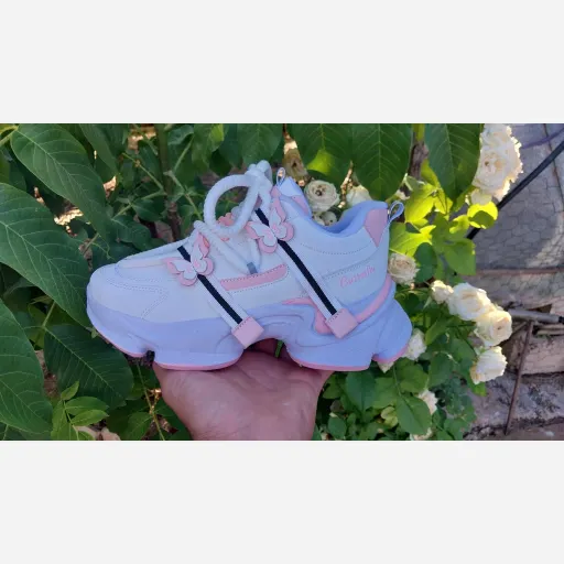 کفش اسپرت زنانه لژدار مدل پروانه ای 37 تا40 سایز 39