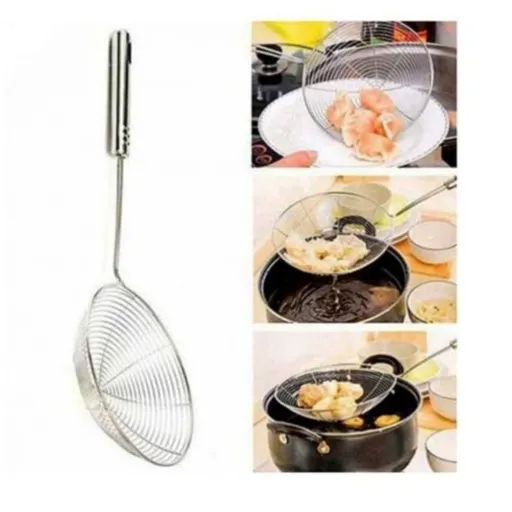 توری روغن گیر استیل متوسط قطر 14cm