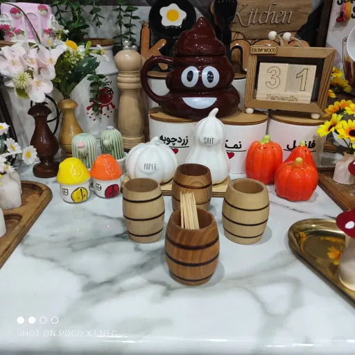 جا خلال دندان چوبی زیبا و خاص 