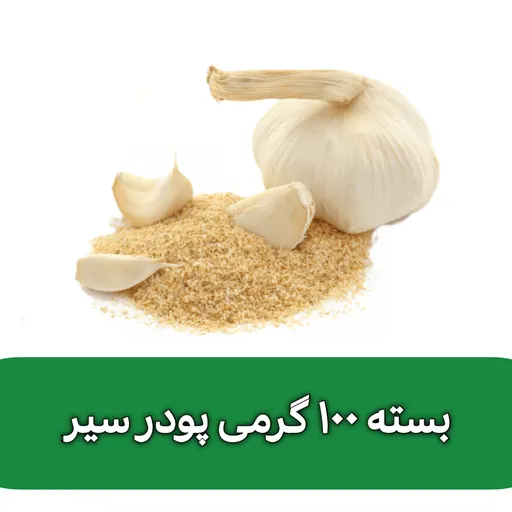 بسته 100 گرمی پودر سیر