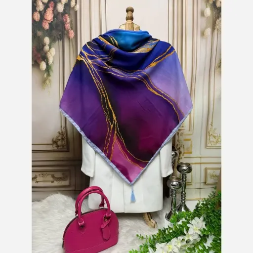 روسری نخ کاستوم شفق رنگینه 