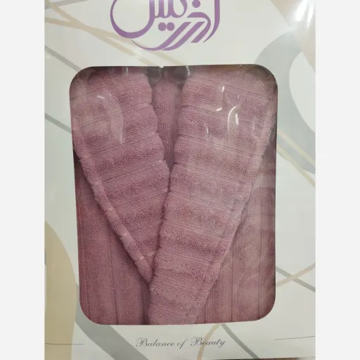 حوله پالتویی L تنپوش آذرریس مدل موج رنگ مسی 
